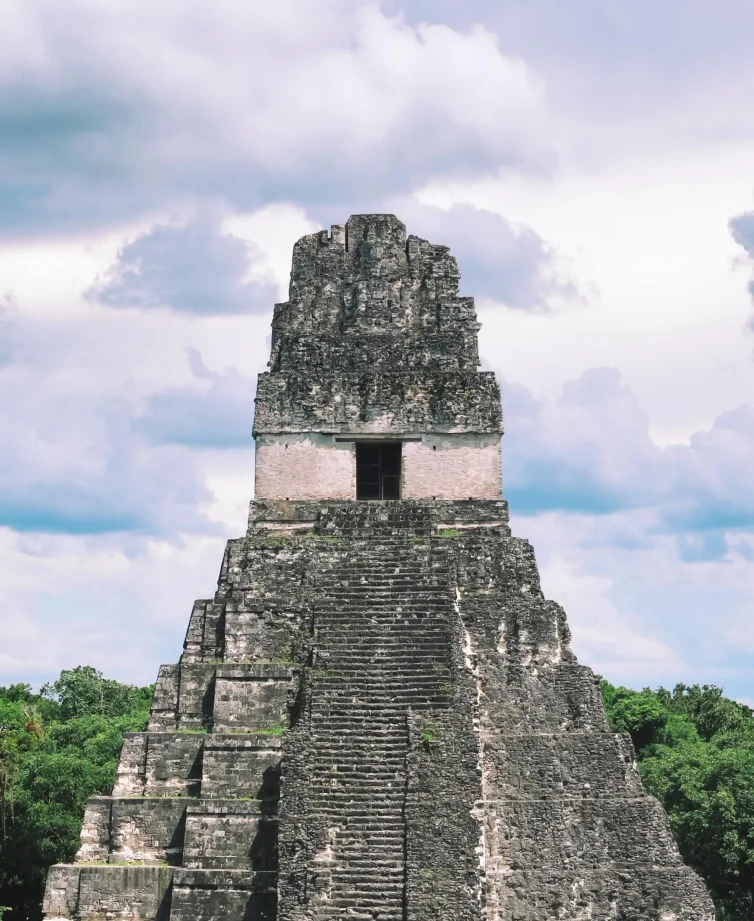 tikal top of pyramid