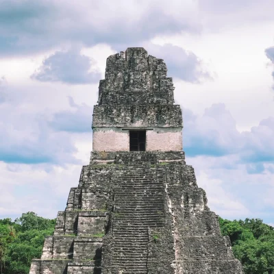 tikal top of pyramid